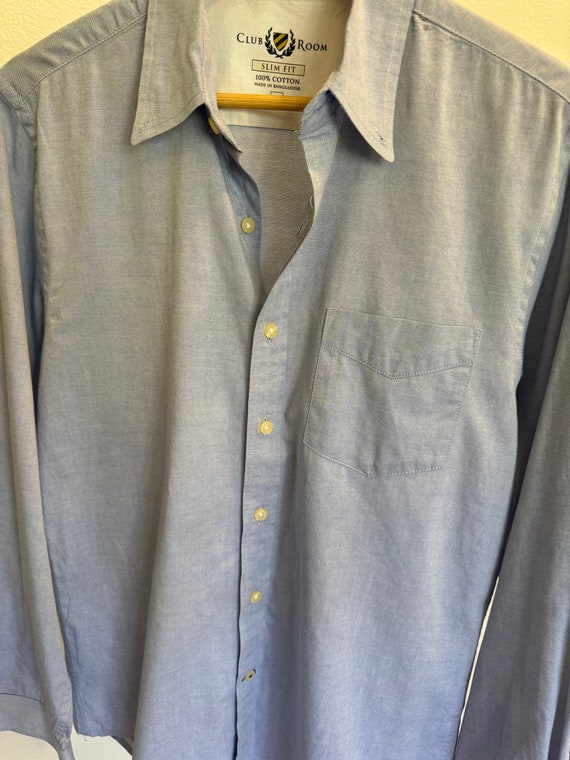 slim fit dress slacks Turquoise Linen Shirt with Button Down Collar main image 0