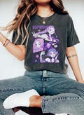 Kpop Demon Hunters T-shirt Gift For Woman,Jinu Manga Shirt,Kpop Huntrix Pin,Demon Hunter Merch,Saja Girls Fan Poster, Kpop Shirt