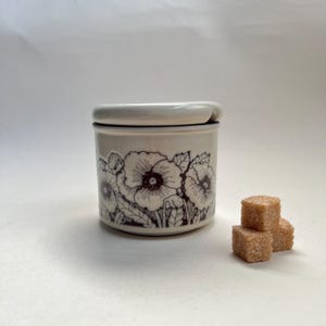 Vintage Hornsea Cornrose Jam Pot / Sugar Bowl ~ Retro Kitchen Storage ~
