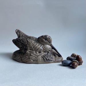 Vintage Woodcock Poole Pottery Ornament ~ Collectible Bird Designed by Barbara Linley-Adams ~