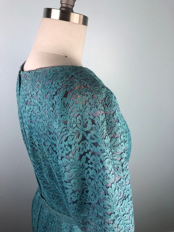 Robin’s Egg Blue Lovely Lace Late 50s Early 60s S… - image 7