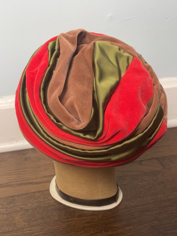 Tapas Turban 1960s 60s Mr John Jr Hat - image 2