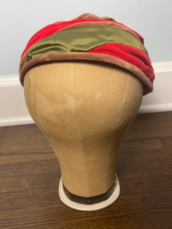 Tapas Turban 1960s 60s Mr John Jr Hat - image 6