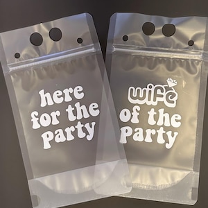 Personalisierter Erwachsenen-Getränkebeutel, Party-Getränkebeutel, Bachelorette-Getränkebeutel