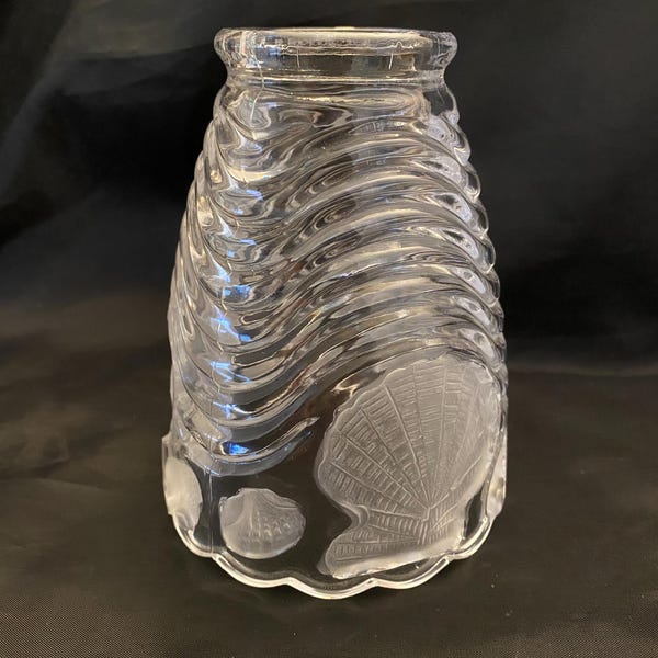 VTG Nautical Glass Wavy Vanity Shade