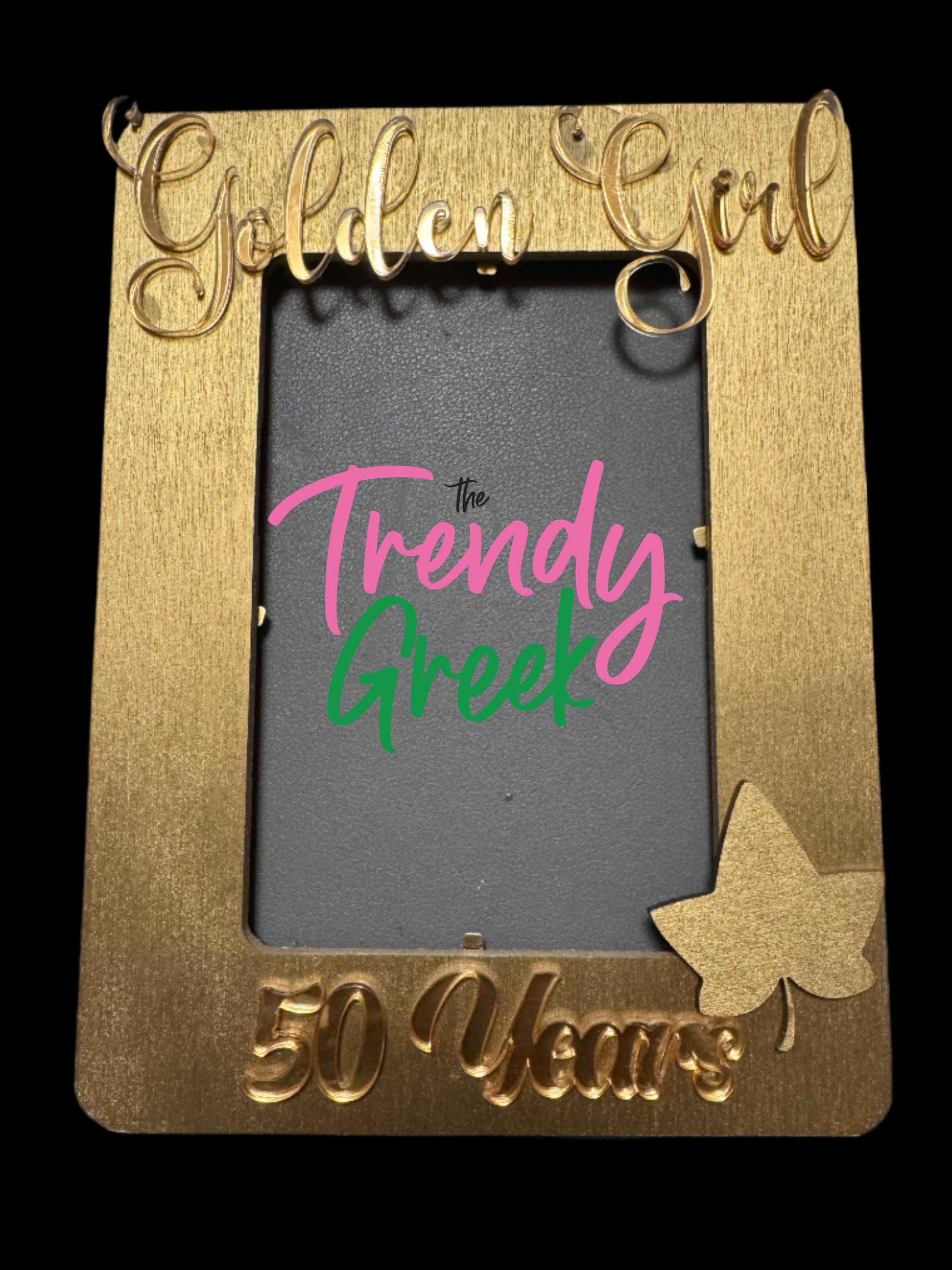 Sorority Milestone L Golden L Silver L Pearl AKA L Custom Frame L ...