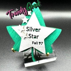 Silver Star Year Badge