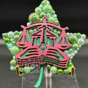 Schwesternschaft Anstecknadel | Schwesternschaft Anstecknadel | Soror Pin | Schwesternschaft Geschenk | Geschenk für sie | Namensschild | Lady Esney Sorority Anstecker