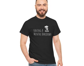 Black Mental Bakedown Cotton Tee