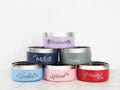 Engraved Stainless Steel Pet Bowl - stainless steel pet feeding/water bowls - customized large/small cat/dog gifts, Pet birthday gifts product logo