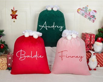 2026 Large Santa Sack,Christmas Gift Bag,Christmas Stocking Sack,Santa Bag with Name,Christmas bag,Holiday gift bag, Santa Bag,Gift for Kids