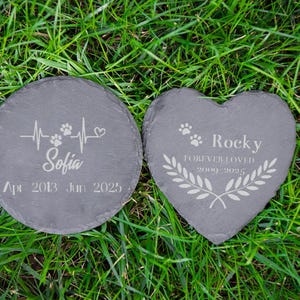 Pet Remembrance Gift,Personalized Dog Memorial Garden Stone,Custom Pet Memorial Gifts,Faithful Companion Personalized Pet Memorial Stone