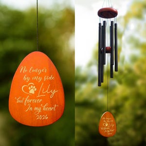Sino de Vento Memorial Personalizado, Presente de Condolências em Memória, Lembrança Personalizada em Homenagem à Perda de um Ente Querido, Presente de Luto Atencioso