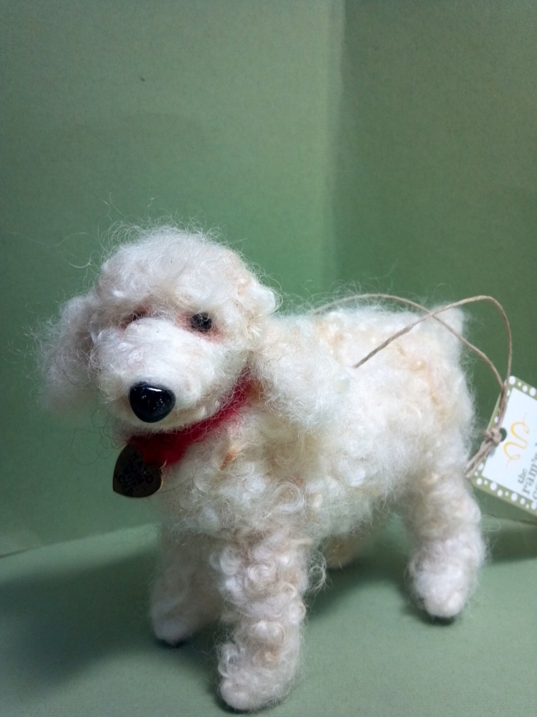 Custom Felted Wool Dog Sculpture/ornament Etsy