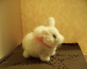 Baby Bunny Felted Ornament/Figurine