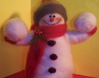 Get It In Shape Wool Snowman