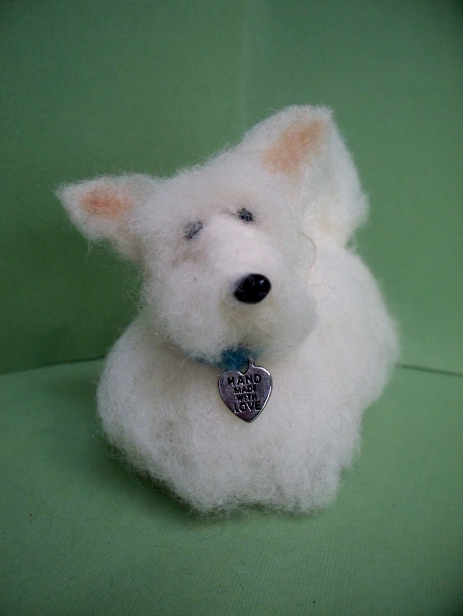 Scottie Dog Felted Wool Ornament Etsy