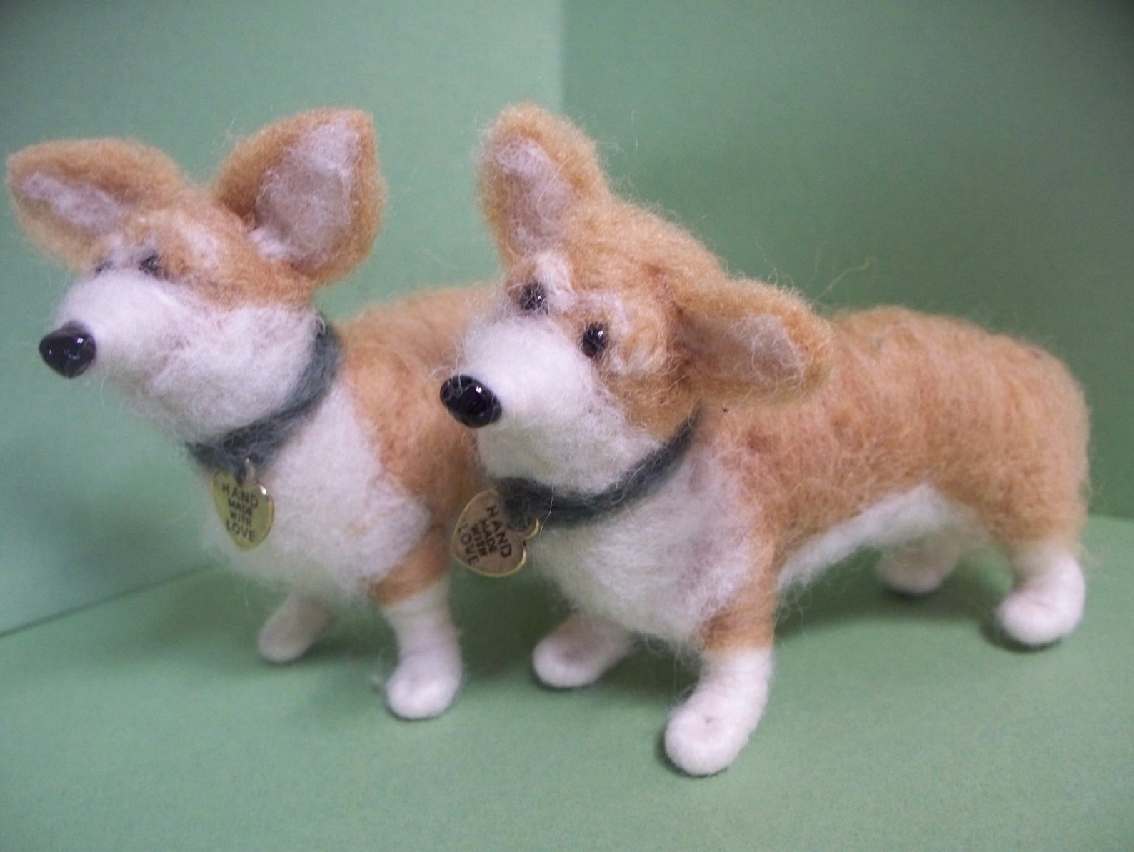 Welsh Felted Wool Dog Ornament/sculpture Etsy