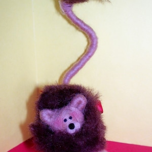 Lion Wool Wrapped and Felted Ornament image 1