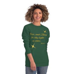 Inspirational Bible Verse Sweatshirt, Unisex Changer Sweatshirt, Faith Apparel, Religious Gift, Christian Sweatshirt, Motivational Top