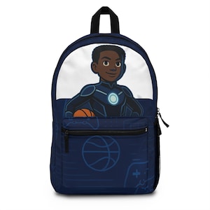 Basketball-Themed Backpack for Kids, Sports Backpack, Boys&#39; School Bag, Fun Travel Gear, Back to School Accessory, Basketball Gift