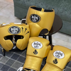 No Boxing No Life Handmade Boxing Gloves Premium Quality & Custom