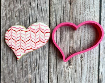 Bubble Heart Cookie Cutter | Perfect Design for Valentine's Day, Weddings, & DIY Crafts | Unique Heart Shape for Special Cookies