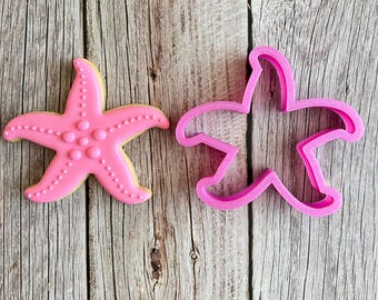 Starfish Cookie Cutter | Custom Starfish Shaped Cookie Cutter for Beach and Ocean-Themed Baking | Perfect for Summer Parties and Events