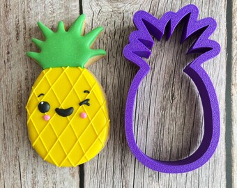 Pineapple Cookie Cutter | Cute Fruit Shape | Perfect for Fun Baking and Healthy-Themed Parties | Custom Cookie Cutter