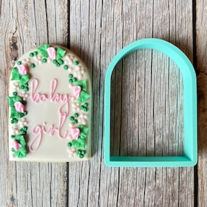 Arch Frame Cookie Cutter | Elongated | Ideal for Weddings, Birthdays, and Special Occasions