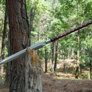 20-Inch Handmade Spear | Hand-Forged Spear | Special Gifts for Someone | Wedding Gifts | Graduation Gifts | Two Handed Spear