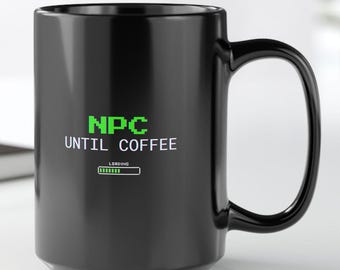Gaming Coffee Mug, Retro Gamer Pixel Coffee Cup, Video Game Mug, Gift for Gamers, Video Gaming Gift, Gaming Coffee Lover Mug, Geek Gift