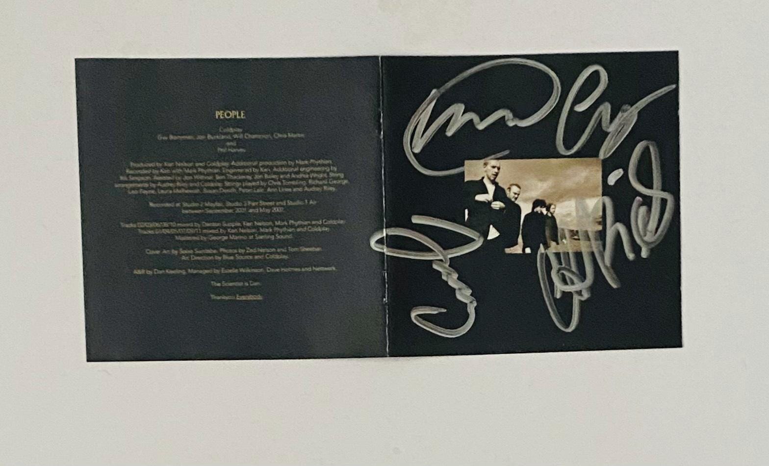 Chris martin autograph - Etsy 日本