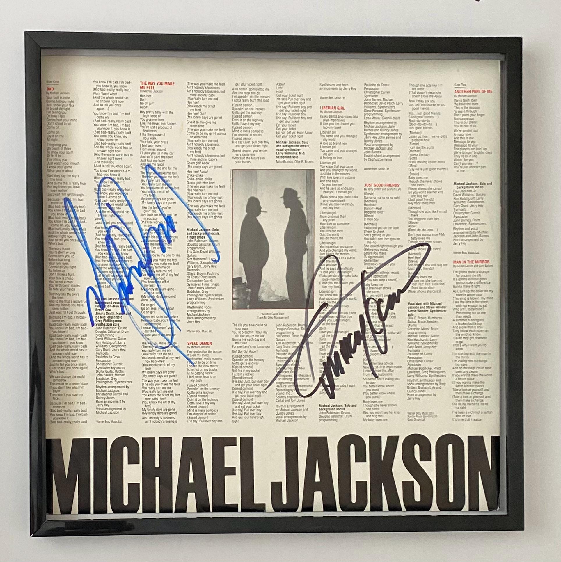 Michael Jackson Signed Lp - Etsy