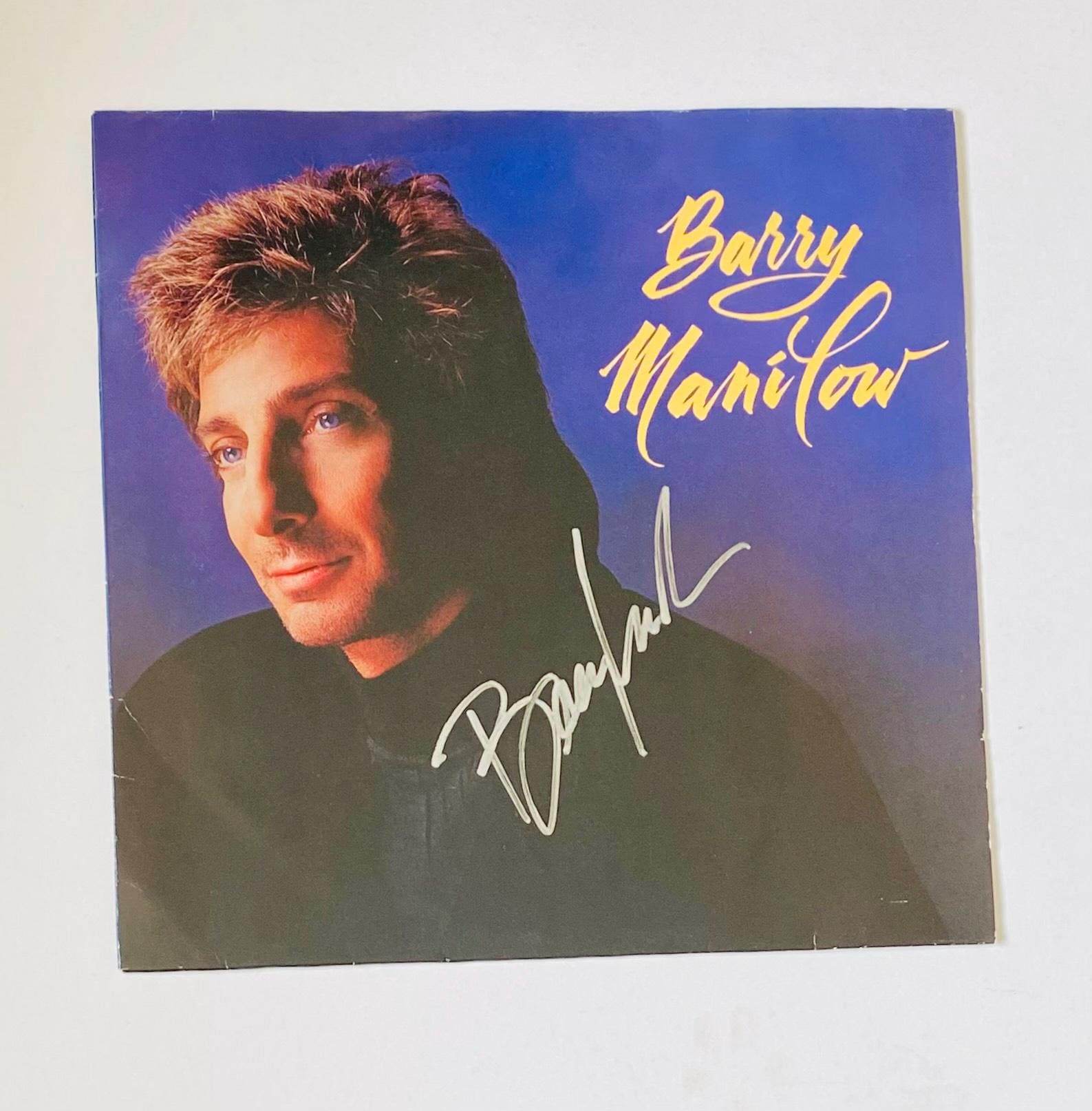 バリー・マニロウのサイン入り LP スリーブ COA 付き - Etsy 日本
