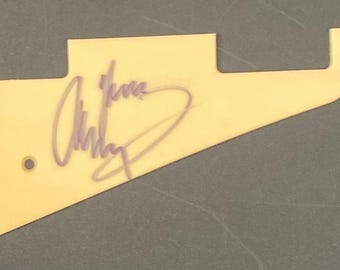 Ace Frehley Kiss Autograph on Les Paul Guitar Pickguard With COA
