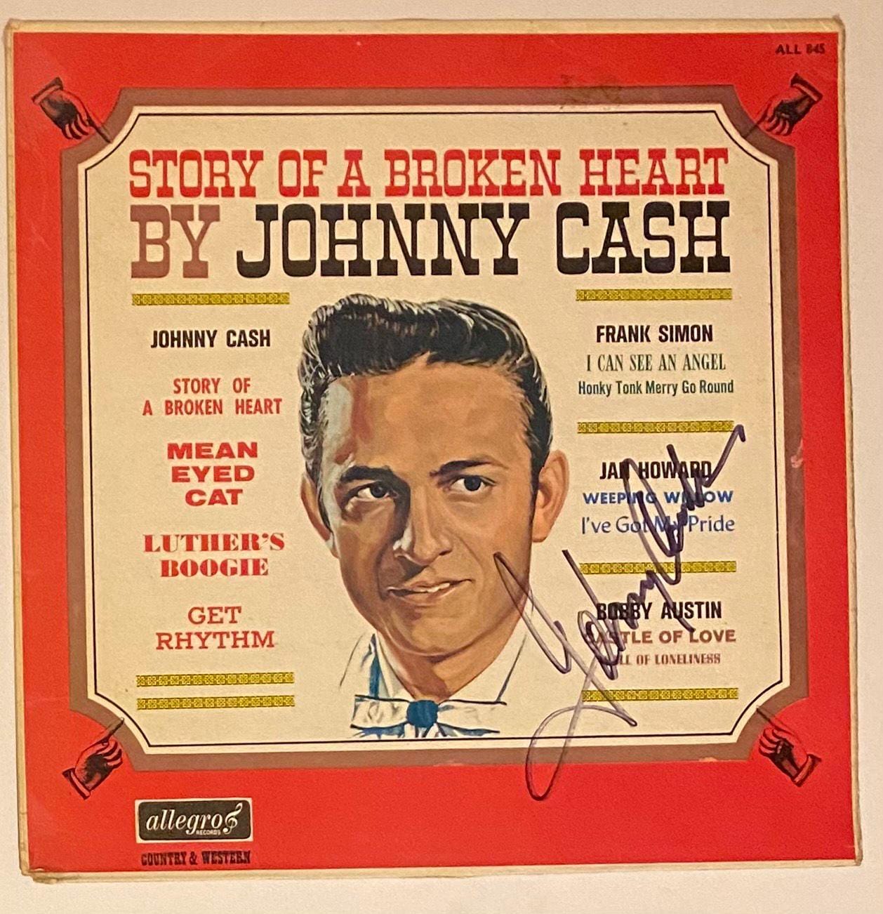 Johnny Cash Autograph on LP Sleeve With COA - Etsy UK