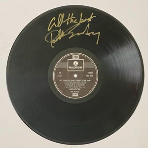 Paul McCartney The Beatles handsigniert auf Original LP Vinyl mit Echtheitszertifikat