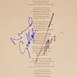 Noel gallagher autograph - Etsy 日本