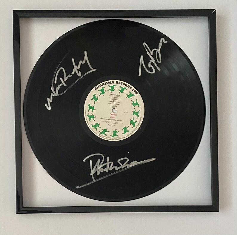 Genesis Autograph on Original LP Vinyl Record With COA - Etsy