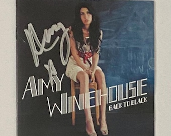 Amy Winehouse Autographed CD Insert With COA