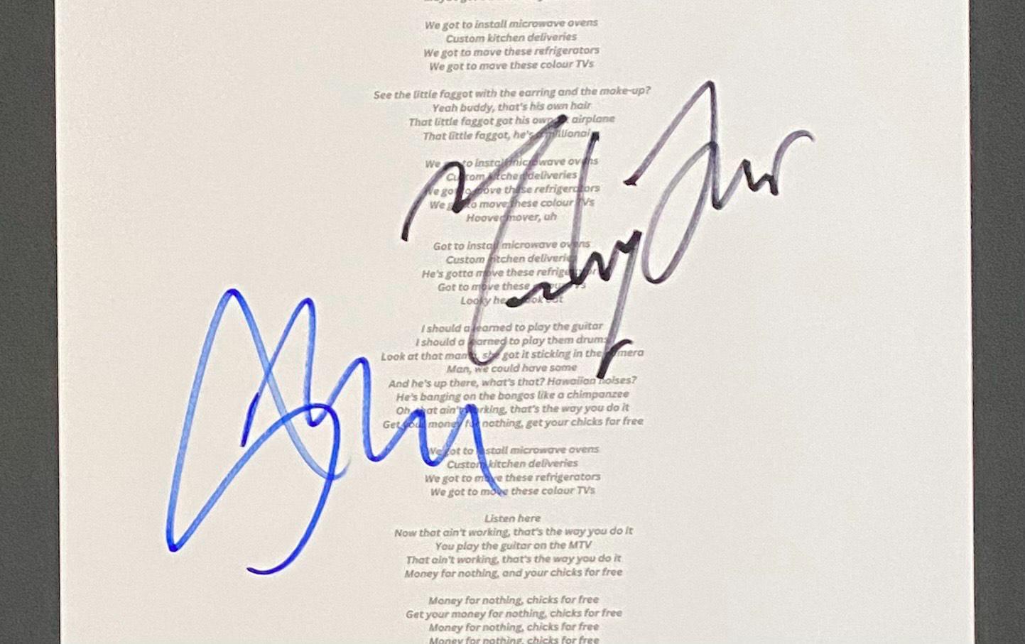 Sting autograph - Etsy 日本