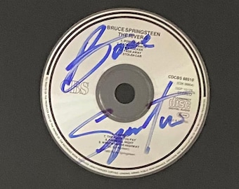 Autografo di Bruce Springsteen sul CD River con certificato di autenticità