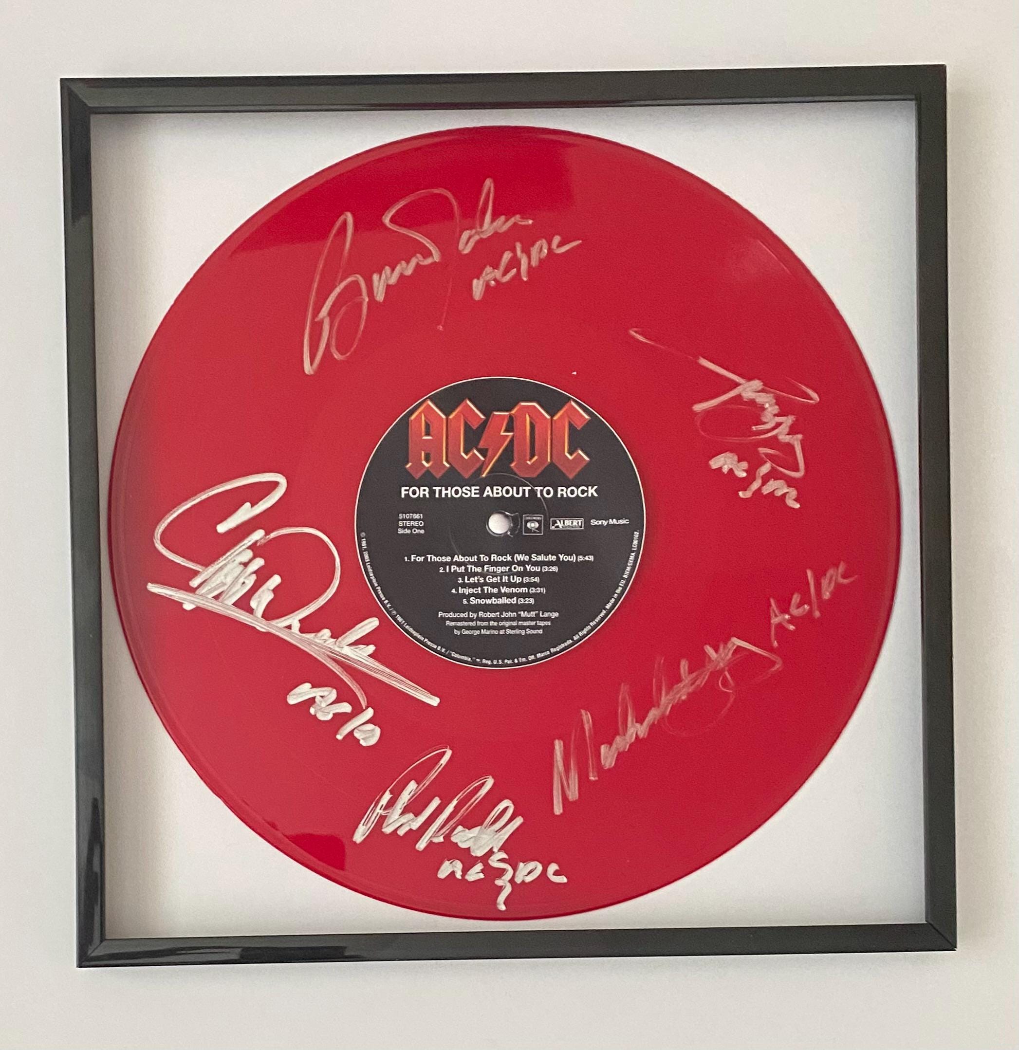 Acdc Signed Vinyl - Etsy