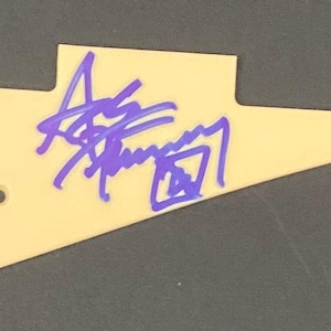 Ace Frehley Kiss Autograph on Les Paul Guitar Pickguard With COA