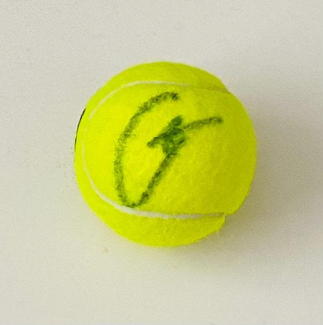 カルロス・アルカラスのサイン入りテニスボール（COA付き） - Etsy 日本