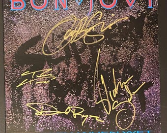Bon Jovi Signed X-large Size Poster 1993 France Tour, Original