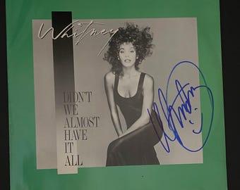 MICHAEL JACKSON & WHITNEY Houston Signed Photo W/coa - Etsy