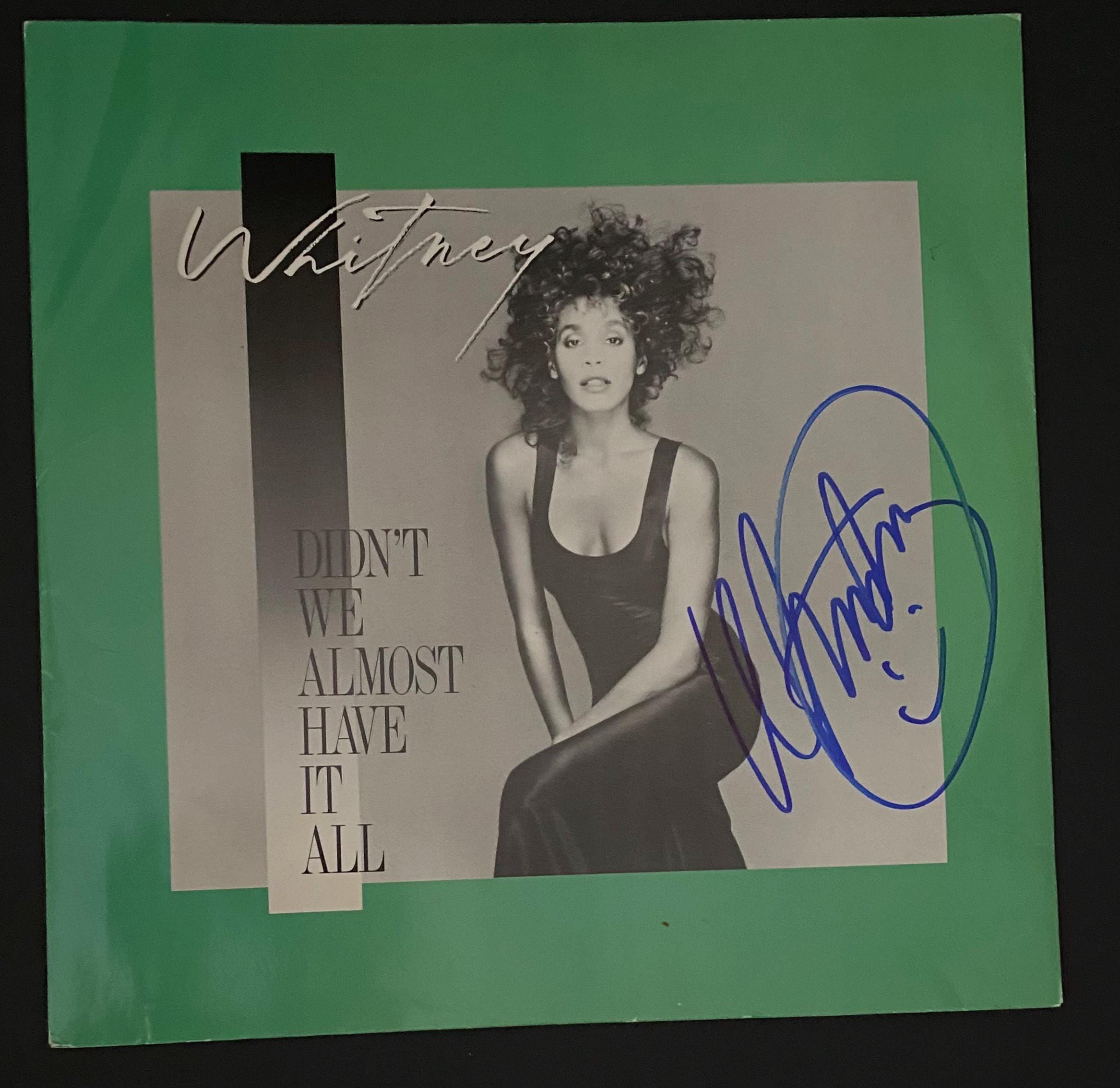 Whitney Houston Autographed - Etsy