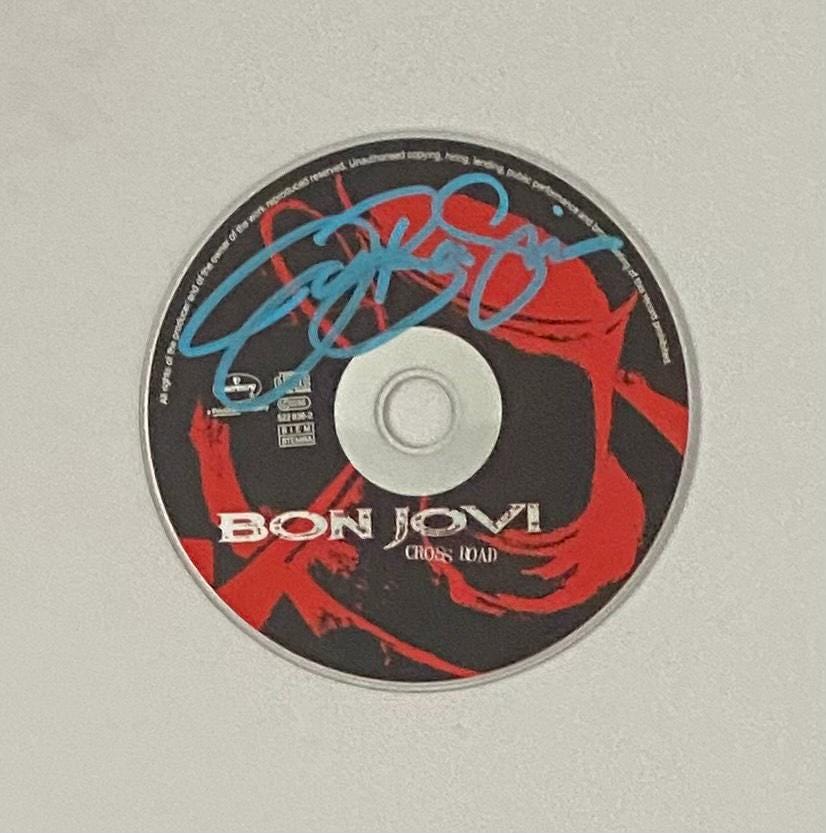 Jon Bon Jovi Autographed CD With COA - Etsy